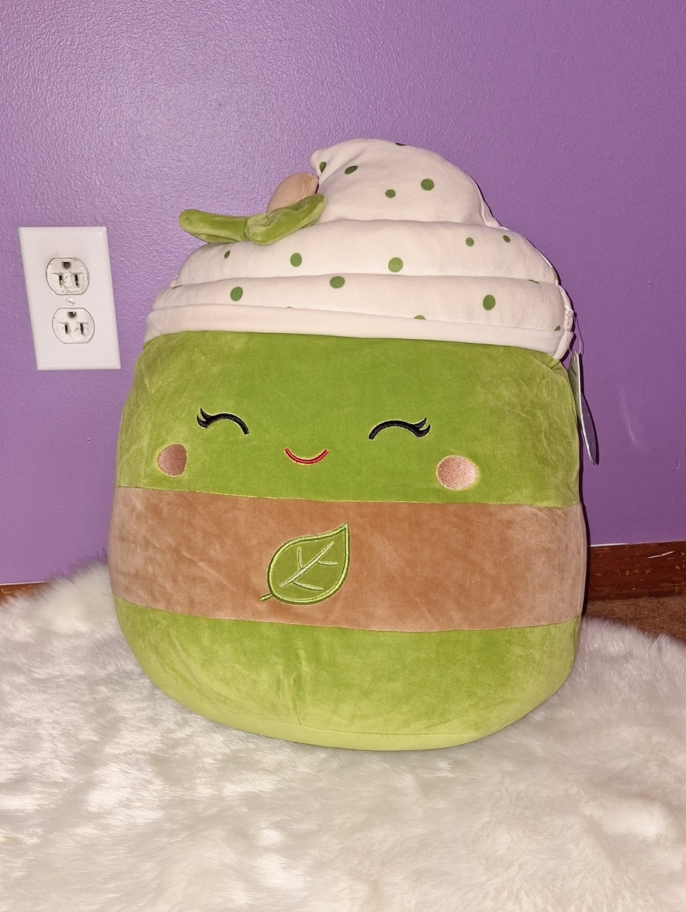 Squishmallows Zap Matcha NWT 18 inches